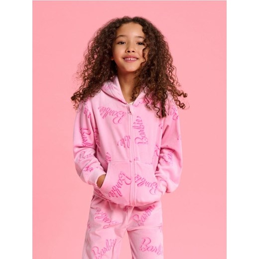 Sinsay - Bluza z kapturem Barbie - różowy ze sklepu Sinsay w kategorii Bluzy dziewczęce - zdjęcie 186702913