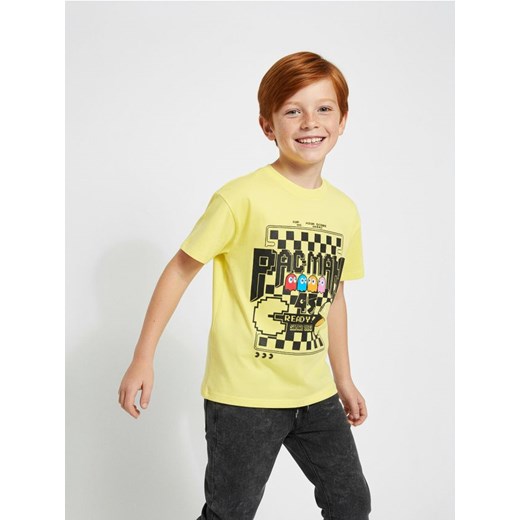 Sinsay - Koszulka Pacman - żółty ze sklepu Sinsay w kategorii T-shirty chłopięce - zdjęcie 186702923
