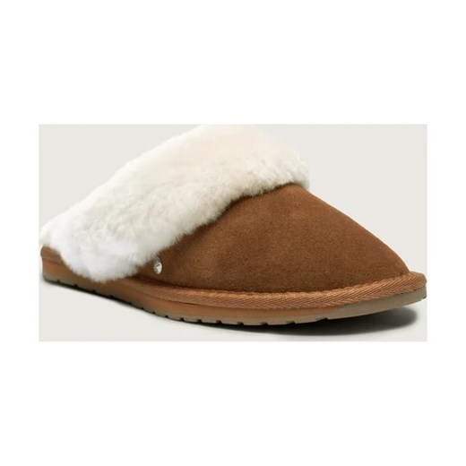 EMU Australia Ocieplane obuwie domowe Jolie | shearling | zamsz | z dodatkiem wełny ze sklepu Gomez Fashion Store w kategorii Kapcie damskie - zdjęcie 186703342