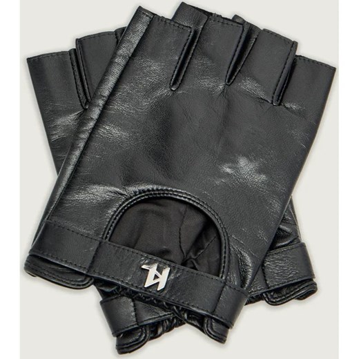 Karl Lagerfeld Skórzane mitenki K/monogram Karl Lagerfeld S Gomez Fashion Store