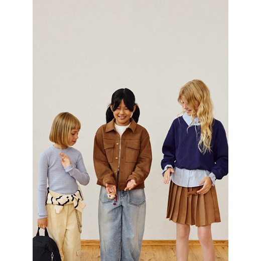 Reserved - Jeansy Skater - niebieski ze sklepu Reserved w kategorii Spodnie dziewczęce - zdjęcie 186704410