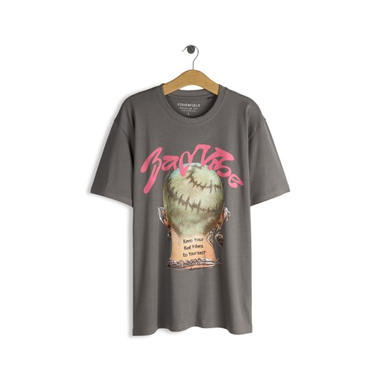 GATE Bawełniana koszulka z nadrukiem S ze sklepu gateshop w kategorii T-shirty męskie - zdjęcie 186704522