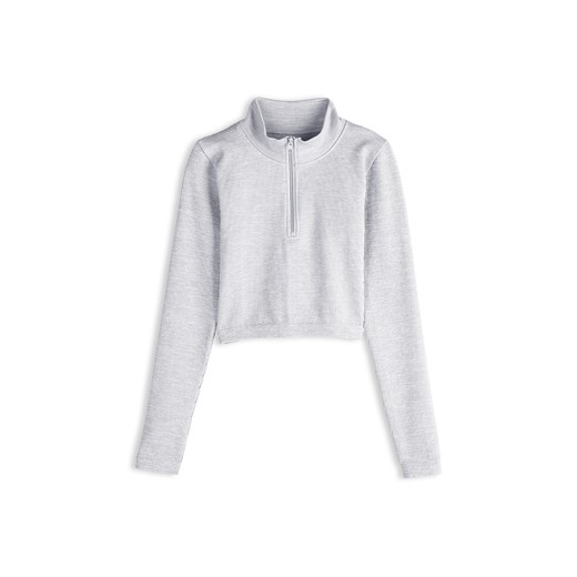 GATE Koszulka ze splotu żeberkowego z zamkiem 36/38 ze sklepu gateshop w kategorii Bluzki damskie - zdjęcie 186704731