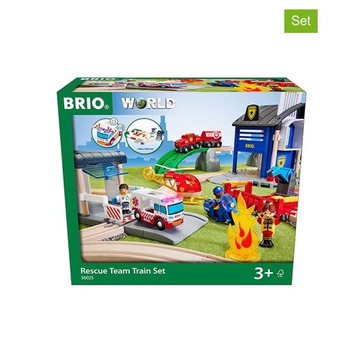 Brio Zestaw zabawek &quot;Police and Fire Department Deluxe Set&quot; - 3+ ze sklepu Limango Polska w kategorii Zabawki - zdjęcie 186705053