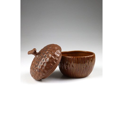 AM Design Miska dekoracyjna w kolorze brązowym - wys. 13 x Ø 11 cm - id: 17711634 - marki Am Design - 186705181 AM Design Miska dekoracyjna w kolorze brązowym - wys. 13 x Ø 11 cm ze sklepu Limango Polska w kategorii Misy i tace dekoracyjne - zdjęcie 186705181