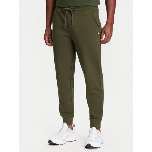 United Colors Of Benetton Spodnie dresowe 342ZUF01B Zielony Regular Fit ze sklepu MODIVO w kategorii Spodnie męskie - zdjęcie 186705494