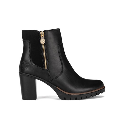 Rieker Botki Y2557-00 Czarny ze sklepu MODIVO w kategorii Botki - zdjęcie 186705502
