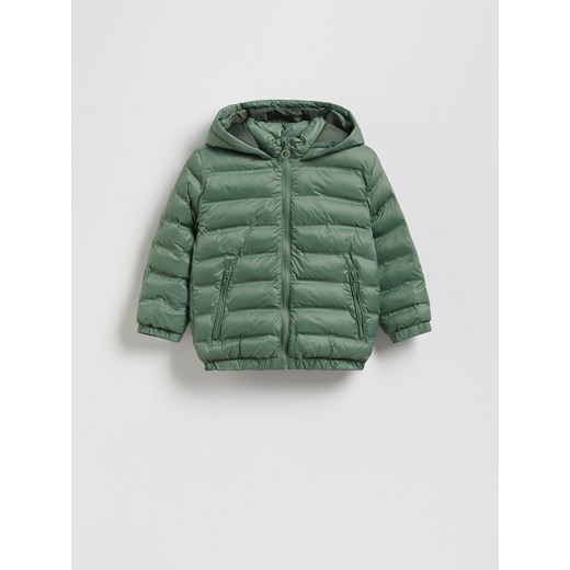 Reserved - Ocieplana pikowana kurtka - jasny zielony ze sklepu Reserved w kategorii Kurtki chłopięce - zdjęcie 186705922