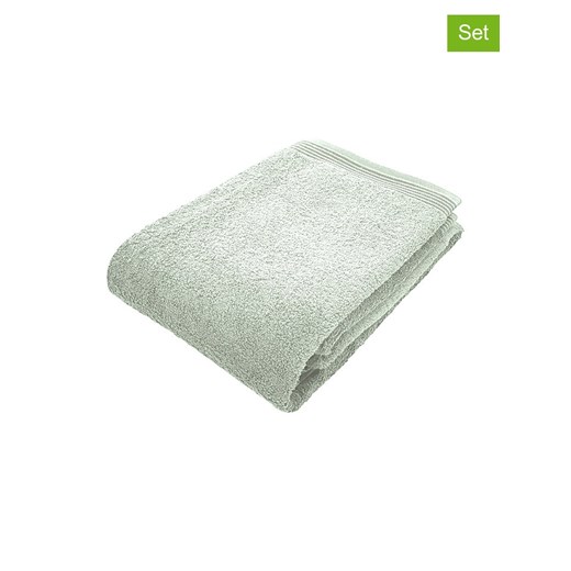 Framsohn Ręczniki kąpielowe (2 szt.) &quot;Premium&quot; w kolorze miętowym ze sklepu Limango Polska w kategorii Ręczniki - zdjęcie 186706154