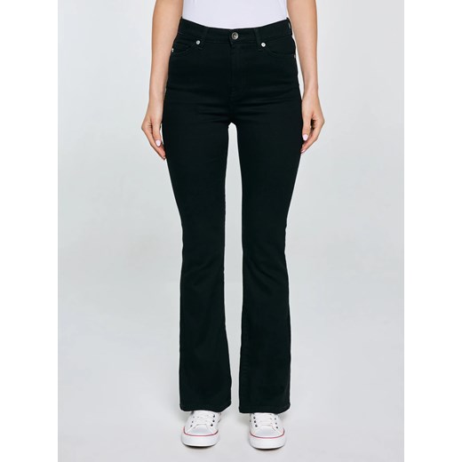 Jeansy damskie czarne Adela Bootcut 908 ze sklepu Big Star w kategorii Jeansy damskie - zdjęcie 186706651