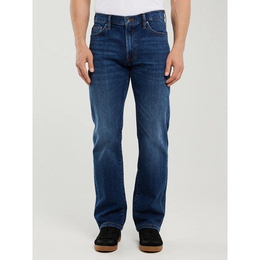Jeansy męskie z prostą nogawką granatowe Trent 481 ze sklepu Big Star w kategorii Jeansy męskie - zdjęcie 186707524