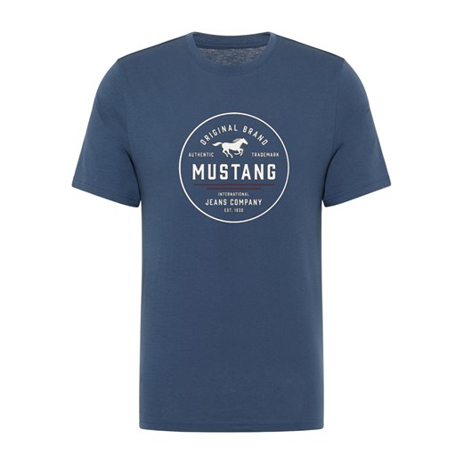 Męski T-Shirt Mustang Style Alex Dark Denim 1017333 5242 ze sklepu YouNeedit.pl w kategorii T-shirty męskie - zdjęcie 186707934
