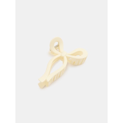 Sinsay - Klamra do włosów z matowym wykończeniem - kremowy Sinsay One Size Sinsay