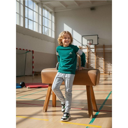 Sinsay - Komplet: bluza i spodnie - zielony Sinsay 134 (8-9 l) Sinsay