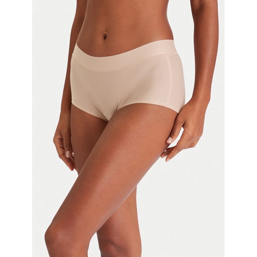 Chantelle Bokserki Soft Stretch C10640 Beżowy ze sklepu MODIVO w kategorii Majtki damskie - zdjęcie 186708723