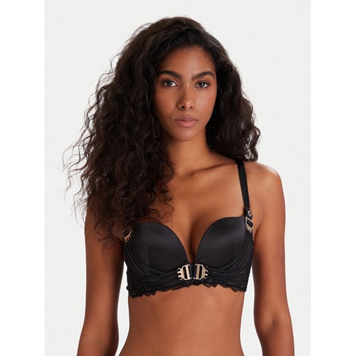Hunkemöller Biustonosz z fiszbiną Avela 302375 Czarny ze sklepu MODIVO w kategorii Biustonosze - zdjęcie 186708724