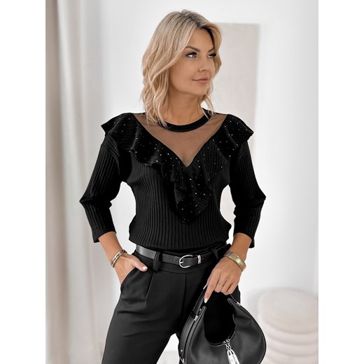 bluzka cervante czarna one size ze sklepu UBRA w kategorii Bluzki damskie - zdjęcie 186709361