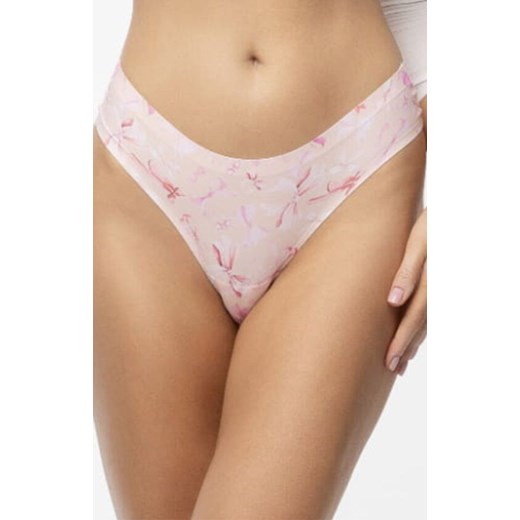 Julimex figi damskie Sweet Bow Simple Brasil, Kolor różowy-wzór, Rozmiar L, Julimex ze sklepu Intymna w kategorii Majtki damskie - zdjęcie 186709642