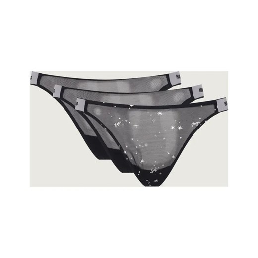 Hugo Bodywear Stringi 3-pack STARS ze sklepu Gomez Fashion Store w kategorii Majtki damskie - zdjęcie 186710291