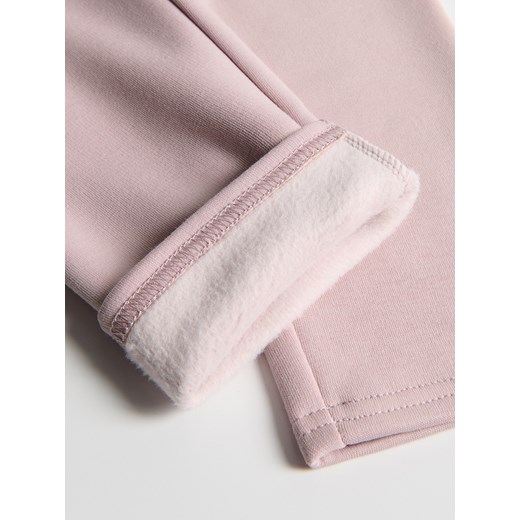 Reserved - Ocieplane legginsy - fioletowy ze sklepu Reserved w kategorii Spodnie dziewczęce - zdjęcie 186711311