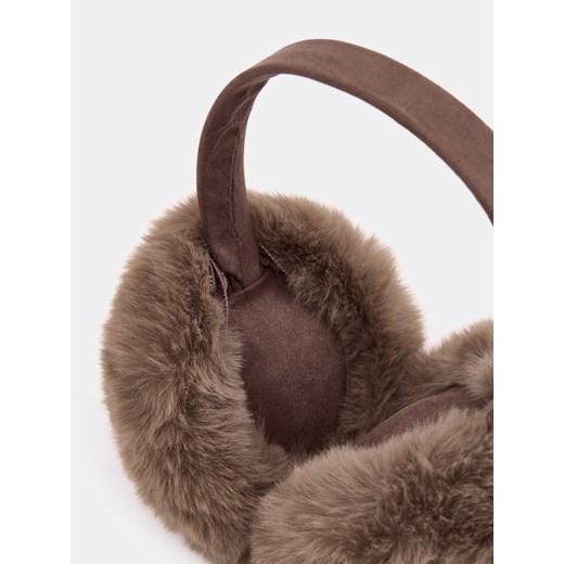 Sinsay - Nauszniki z futerkiem - brązowy Sinsay One Size Sinsay