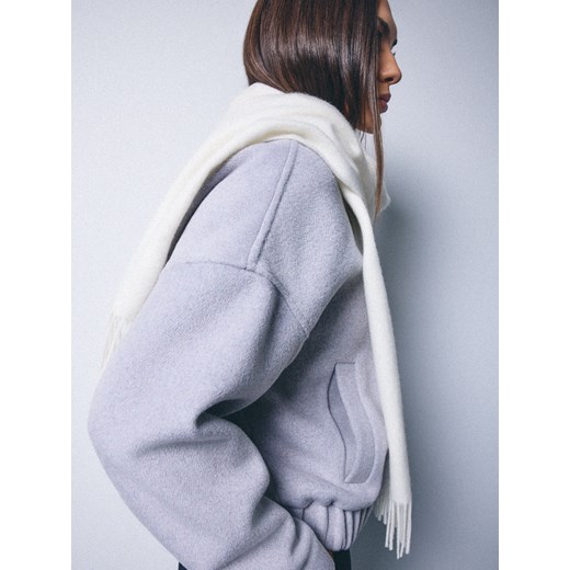 Mohito - Wełniany szalik - kremowy ze sklepu Mohito w kategorii Szaliki i chusty damskie - zdjęcie 186713670