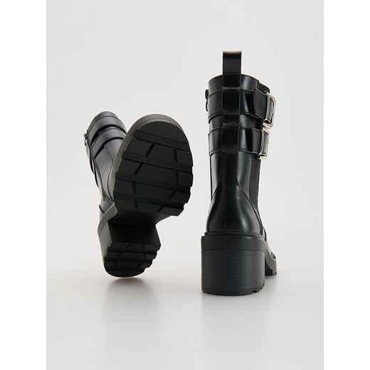 Reserved - Botki na obcasie - czarny Reserved 39 Reserved