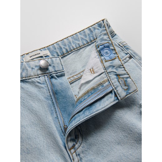 Reserved - Jeansowe szorty bermudy - niebieski ze sklepu Reserved w kategorii Spodenki dziewczęce - zdjęcie 186714884