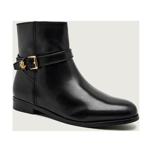 LAUREN RALPH LAUREN Skórzane botki BROOKE BT 2 ze sklepu Gomez Fashion Store w kategorii Botki - zdjęcie 186715420