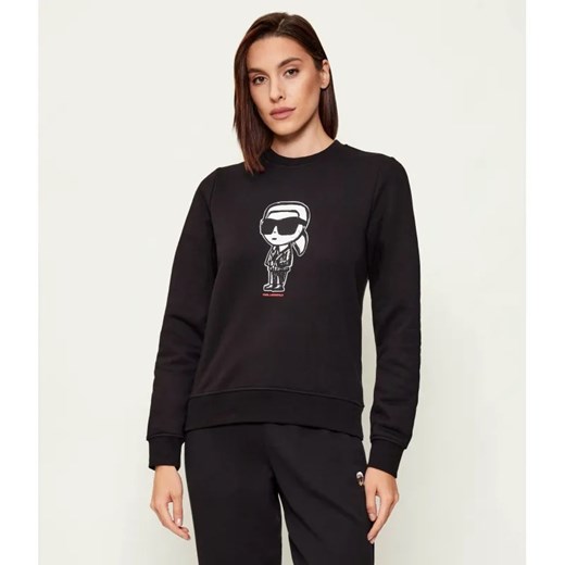 Karl Lagerfeld Bluza ikon sketch | Regular Fit ze sklepu Gomez Fashion Store w kategorii Bluzy damskie - zdjęcie 186715481