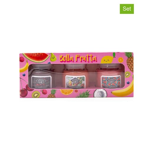 Candle Brothers Świece zapachowe (3 szt.) &quot;Bella Frutta&quot; - 3 x 85 g ze sklepu Limango Polska w kategorii Świece i dyfuzory - zdjęcie 186716233