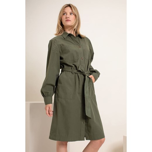 Josephine &amp; Co Sukienka w kolorze khaki ze sklepu Limango Polska w kategorii Sukienki - zdjęcie 186716252