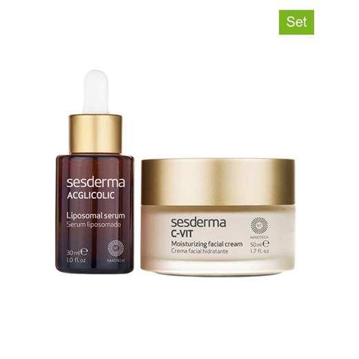 SESDERMA 2-częściowy zestaw pielęgnacyjny "C-Vit & Acglicolic" - id: 7094337 - marki Sesderma - 186716560 SESDERMA 2-częściowy zestaw pielęgnacyjny "C-Vit & Acglicolic" ze sklepu Limango Polska w kategorii Zestawy kosmetyków do twarzy - zdjęcie 186716560