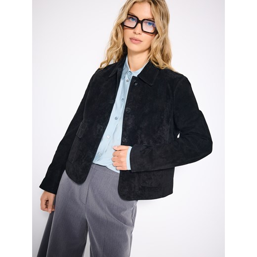 Mohito - Skórzana kurtka - czarny ze sklepu Mohito w kategorii Kurtki damskie - zdjęcie 186716901