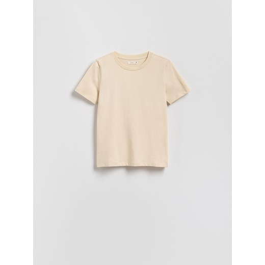 Reserved - T-shirt regular - złamana biel Reserved S okazja Reserved