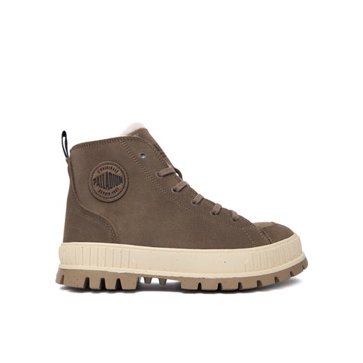 Trapery Palladium Pallashock Zip Warm 74353-281-M Szary ze sklepu eobuwie.pl w kategorii Buty trekkingowe męskie - zdjęcie 186718030