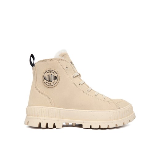 Trapery Palladium Pallashock Zip Warm 74353-210-M Beżowy ze sklepu eobuwie.pl w kategorii Buty trekkingowe damskie - zdjęcie 186718074