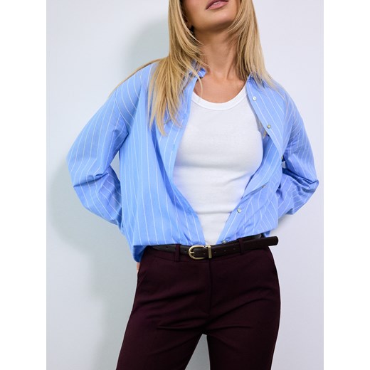 Mohito - Skórzany pasek - ciemnobrązowy ze sklepu Mohito w kategorii Paski damskie - zdjęcie 186719214