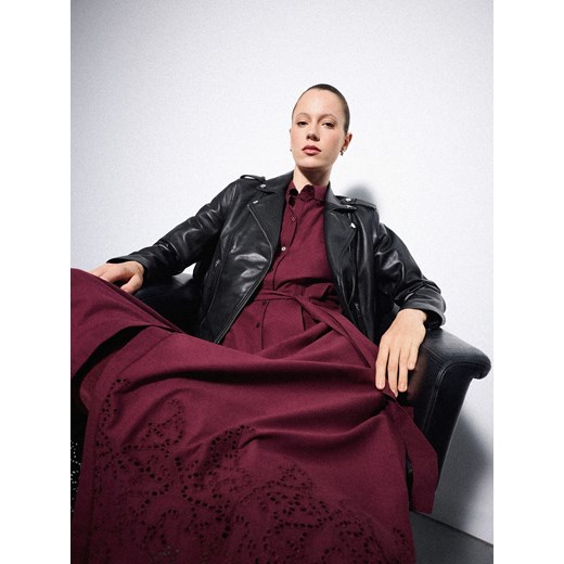 Mohito - Koszulowa sukienka maxi - mahoń ze sklepu Mohito w kategorii Sukienki - zdjęcie 186719370