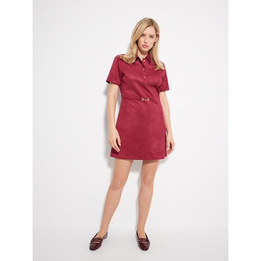 Mohito - Sukienka mini o kroju litery A - kasztanowy ze sklepu Mohito w kategorii Sukienki - zdjęcie 186719443