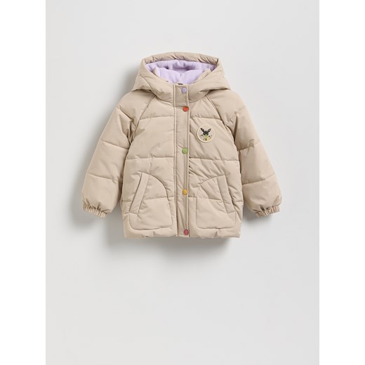 Reserved - Pikowana kurtka Bing - beżowy ze sklepu Reserved w kategorii Kurtki dziewczęce - zdjęcie 186719704