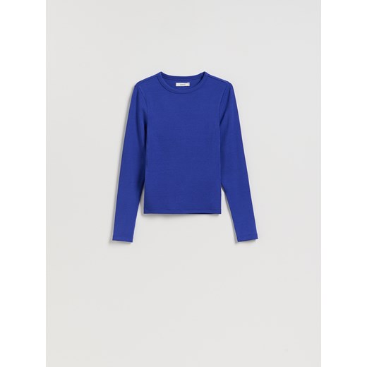 Reserved - Longsleeve z modalem - niebieski Reserved XS Reserved