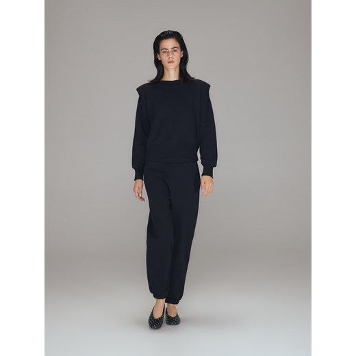 Reserved - Dresowe spodnie - czarny ze sklepu Reserved w kategorii Spodnie damskie - zdjęcie 186719860