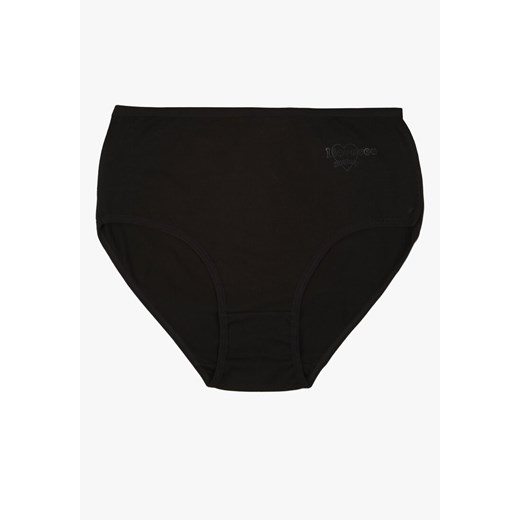 Czarne Bawełniane Majtki Figi w Minimalistycznym Stylu Idira Renee XXXL renee.pl