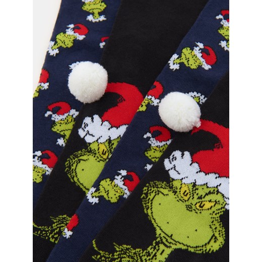 Sinsay - Skarpetki 2 pack Grinch - wielobarwny Sinsay 43/46 Sinsay