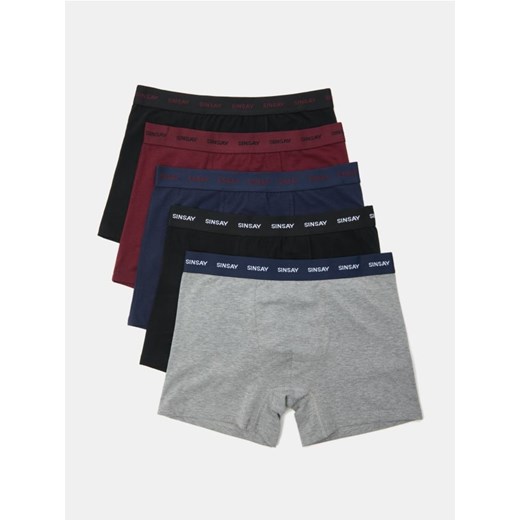 Sinsay - Bokserki Long 5 pack - granatowy ze sklepu Sinsay w kategorii Majtki męskie - zdjęcie 186720341