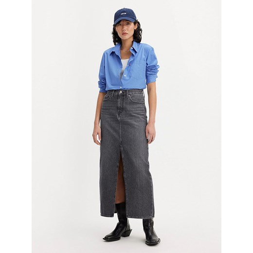 Levi's Spódnica dżinsowa w kolorze antracytowym W26 promocja Limango Polska