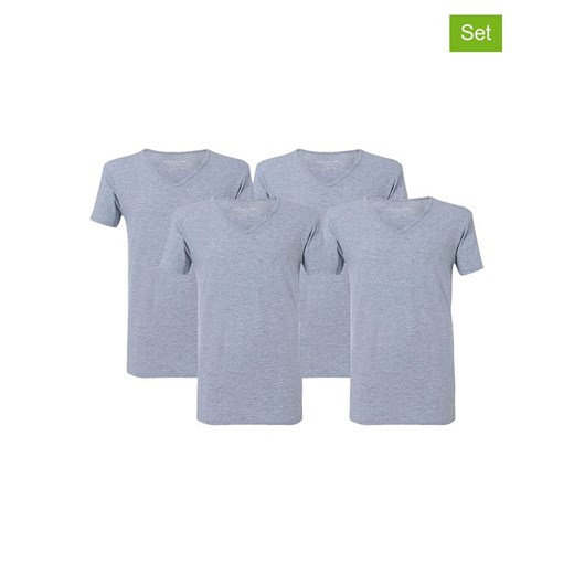 McGregor Koszulki (4 szt.) w kolorze szarym ze sklepu Limango Polska w kategorii T-shirty męskie - zdjęcie 186724152