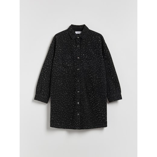 Reserved - Sukienka ze strasem - czarny ze sklepu Reserved w kategorii Sukienki - zdjęcie 186724950