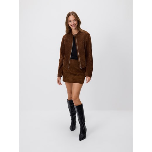 Reserved - T-shirt z bufiastymi rękawami - czarny Reserved L Reserved